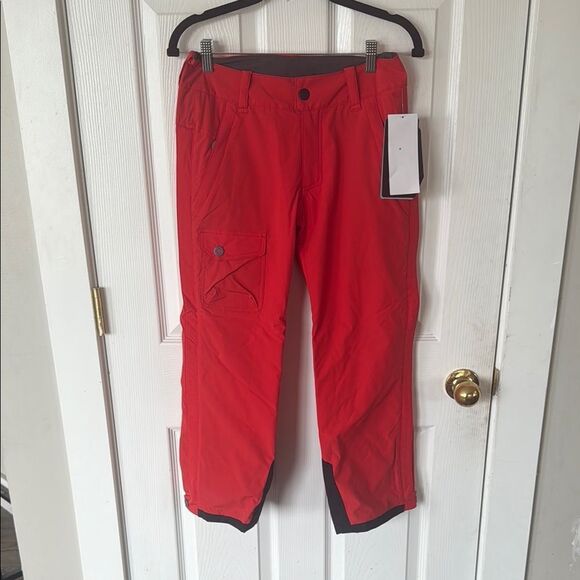 Sync Performance kids top step ski snowboard pant sz 8 in Red - Picture 1 of 4